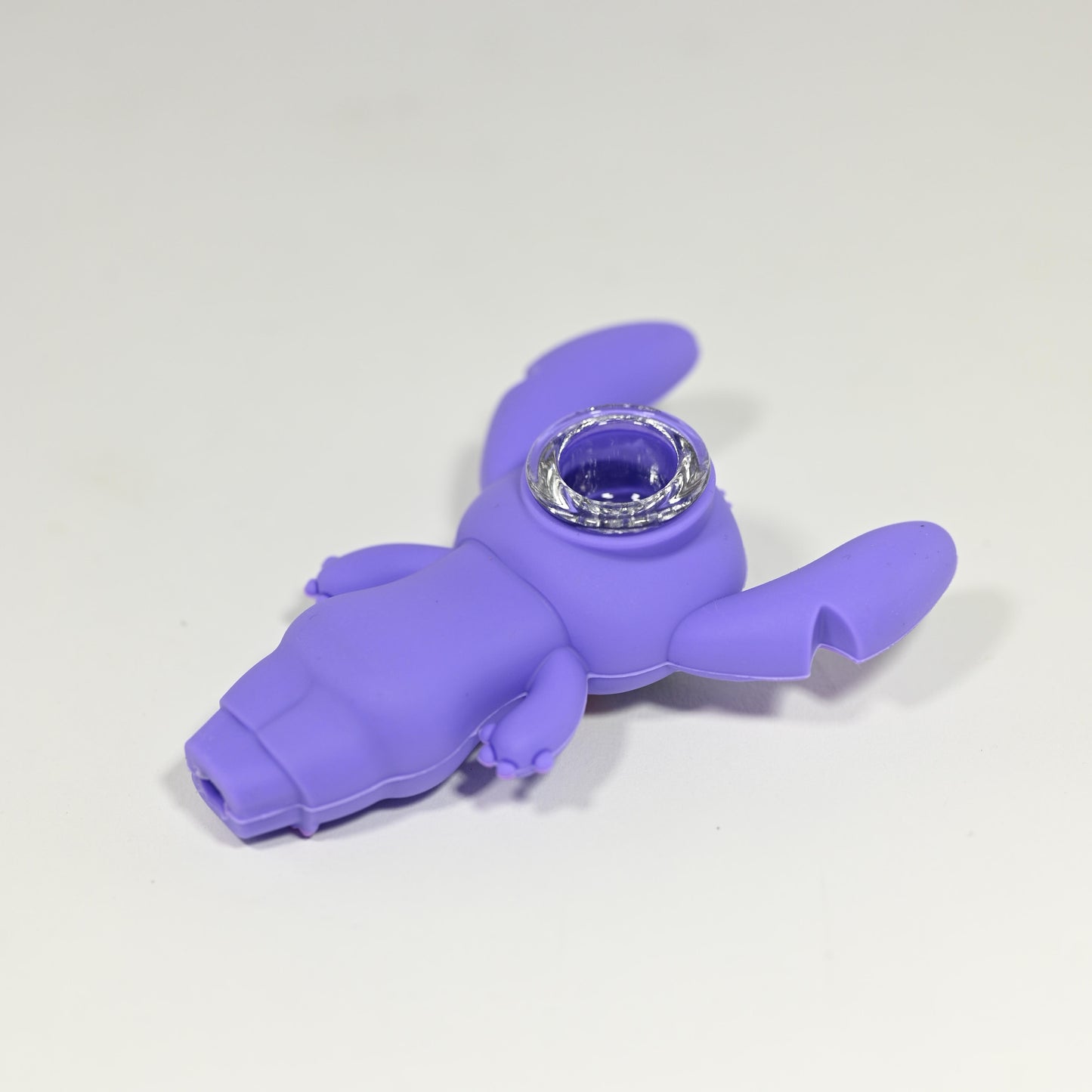 Silicone Stitch Character Pipe Purple