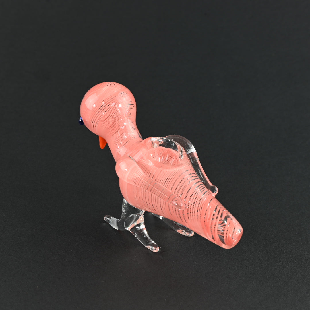 Swirly Bird Animal Pipes Peach
