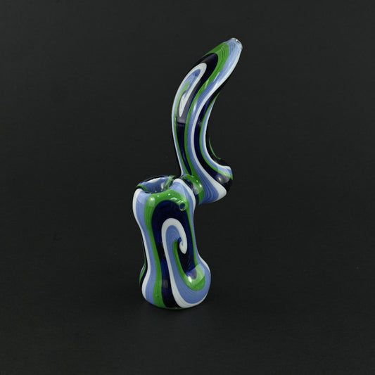 Multicolor Glass Bubbler