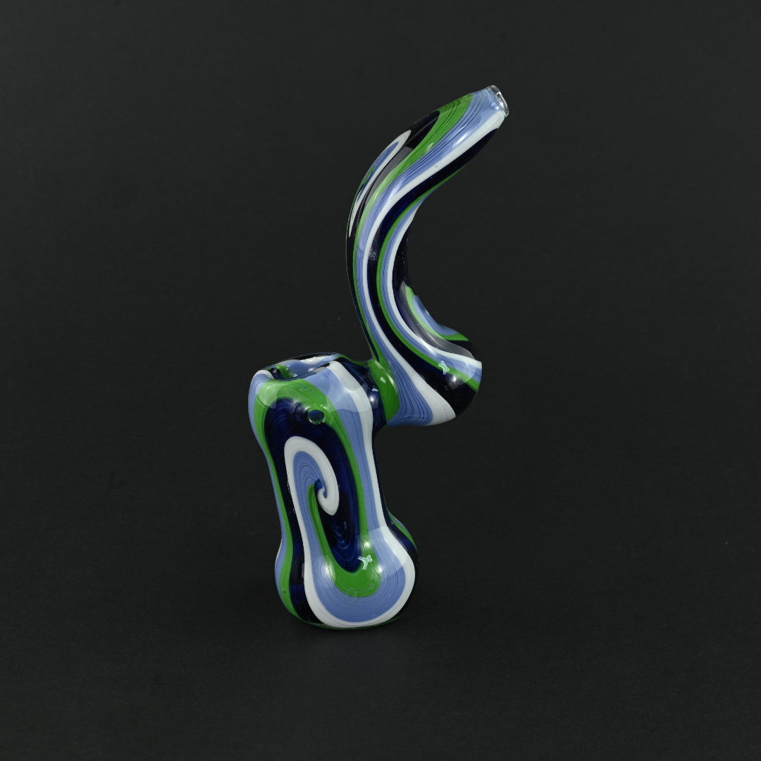 Multicolor Glass Bubbler