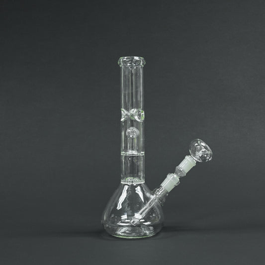 Glass Dome Percolator Water Pipes Clear