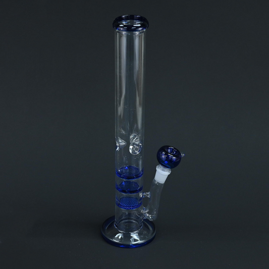 Glass Everest Pipe Blue