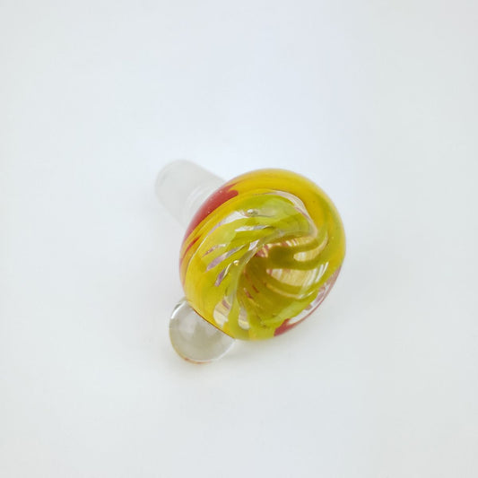 Yellow colored Glass Bowl 18mm