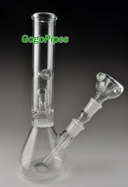 Glass Dome Percolator Water Pipes Clear
