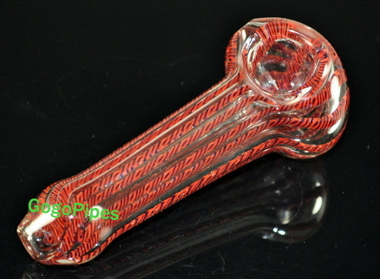 Red Net Glass Pipes