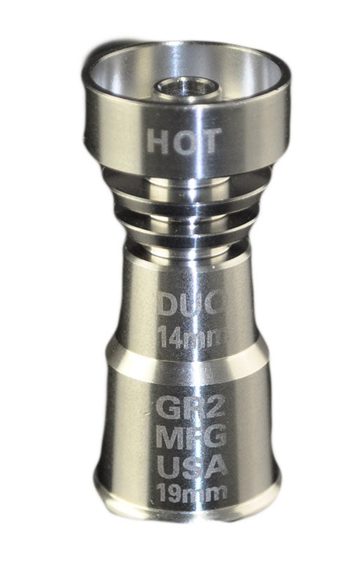 Dual fitting female nail