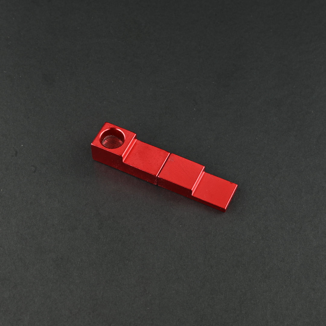 Magnetic Foldable Pocket Pipe Red