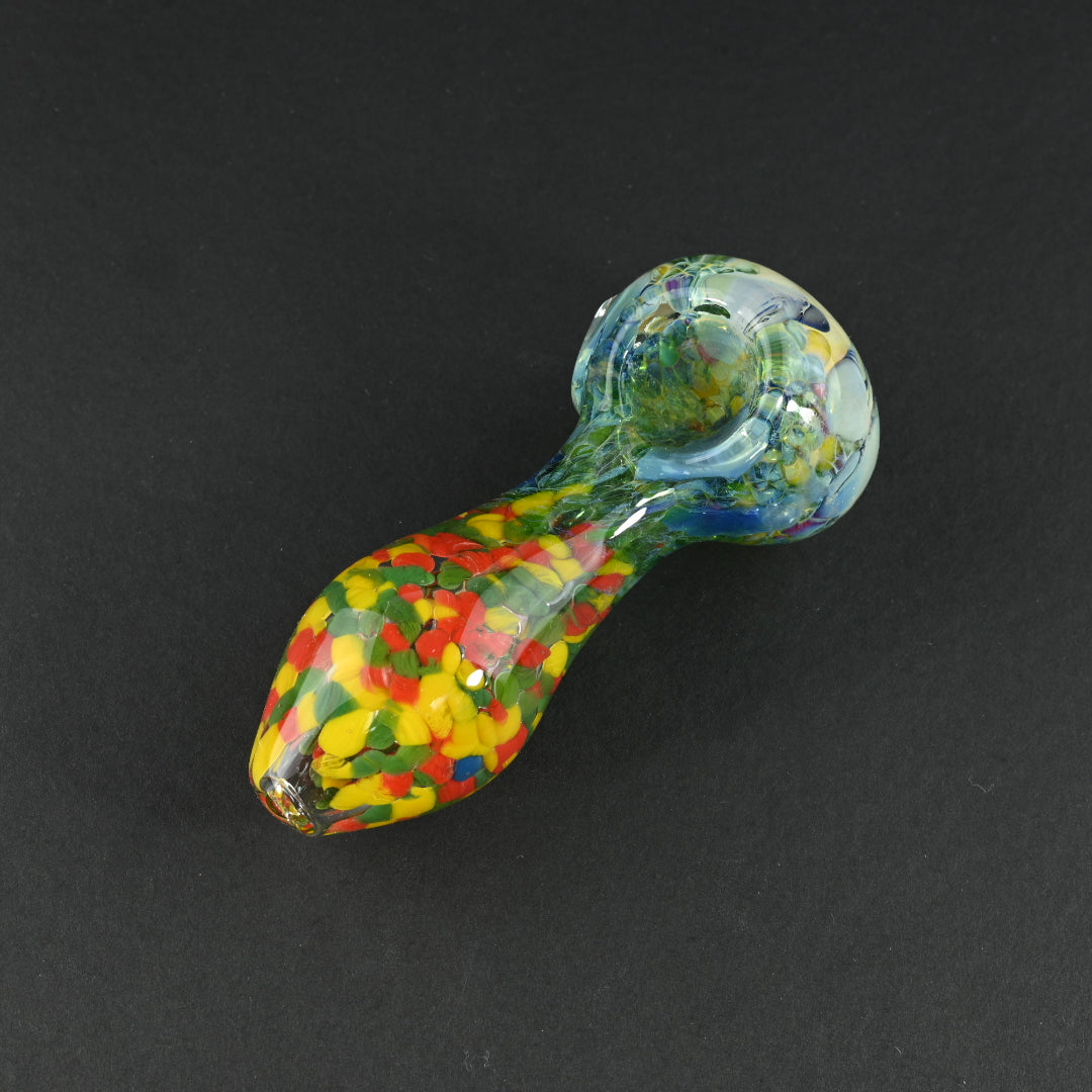 Rasta Fire Stick Glass Pipes