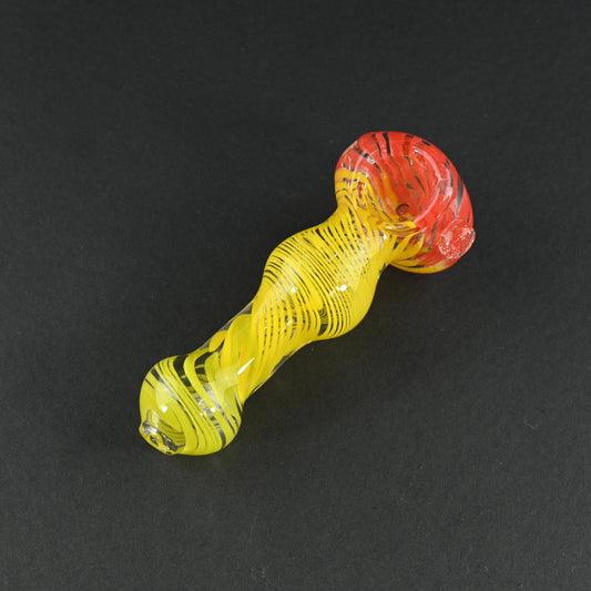 Rasta Spiral Glass Pipes