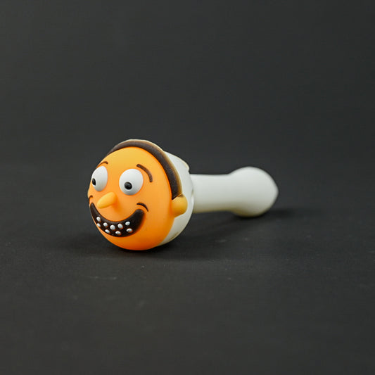 Rick & Morty Flat Silicone Pipes