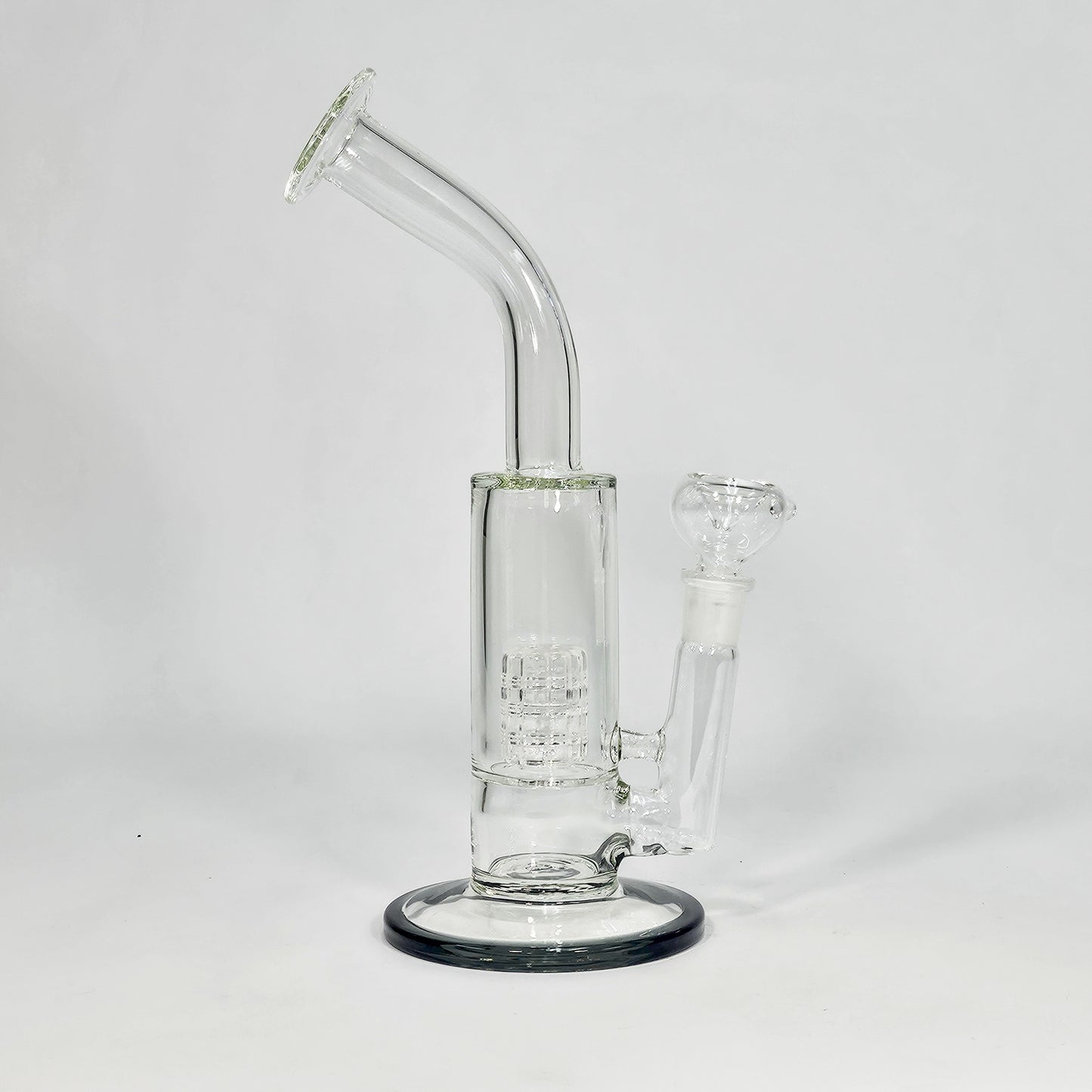 Barrel Perc Water Pipes Black