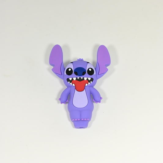 Silicone Stitch Character Pipe Purple