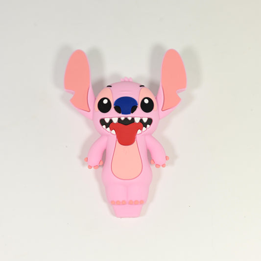 Silicone Stitch Character Pipe Pink