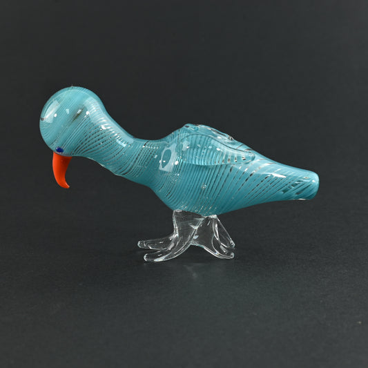 Swirly Bird Animal Pipes Turquoise