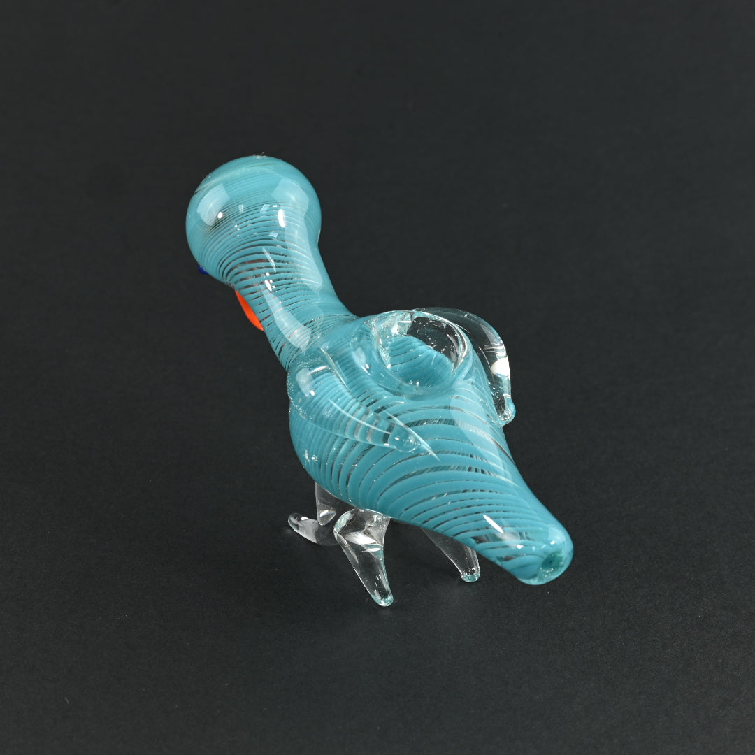 Swirly Bird Animal Pipes Turquoise