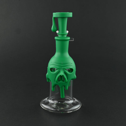 Dripping Skull Silicone Glass Pipes