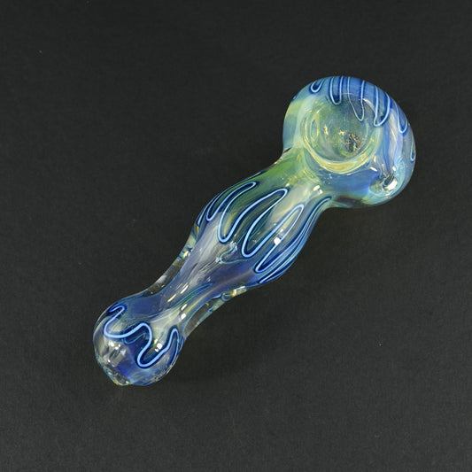Fumed Spiral Sm Glass Pipes