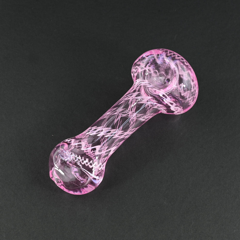 The Pink Piper Pipes - Glass Pipe by GogoPipes.com