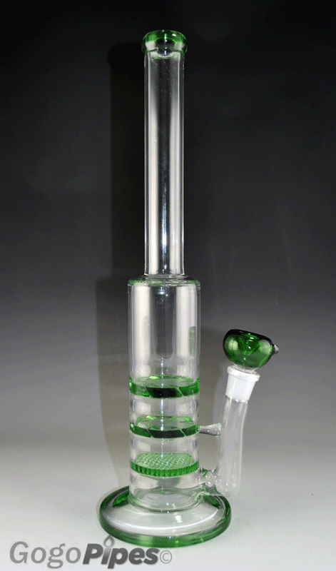 Apedrear Glass Water Pipes Green