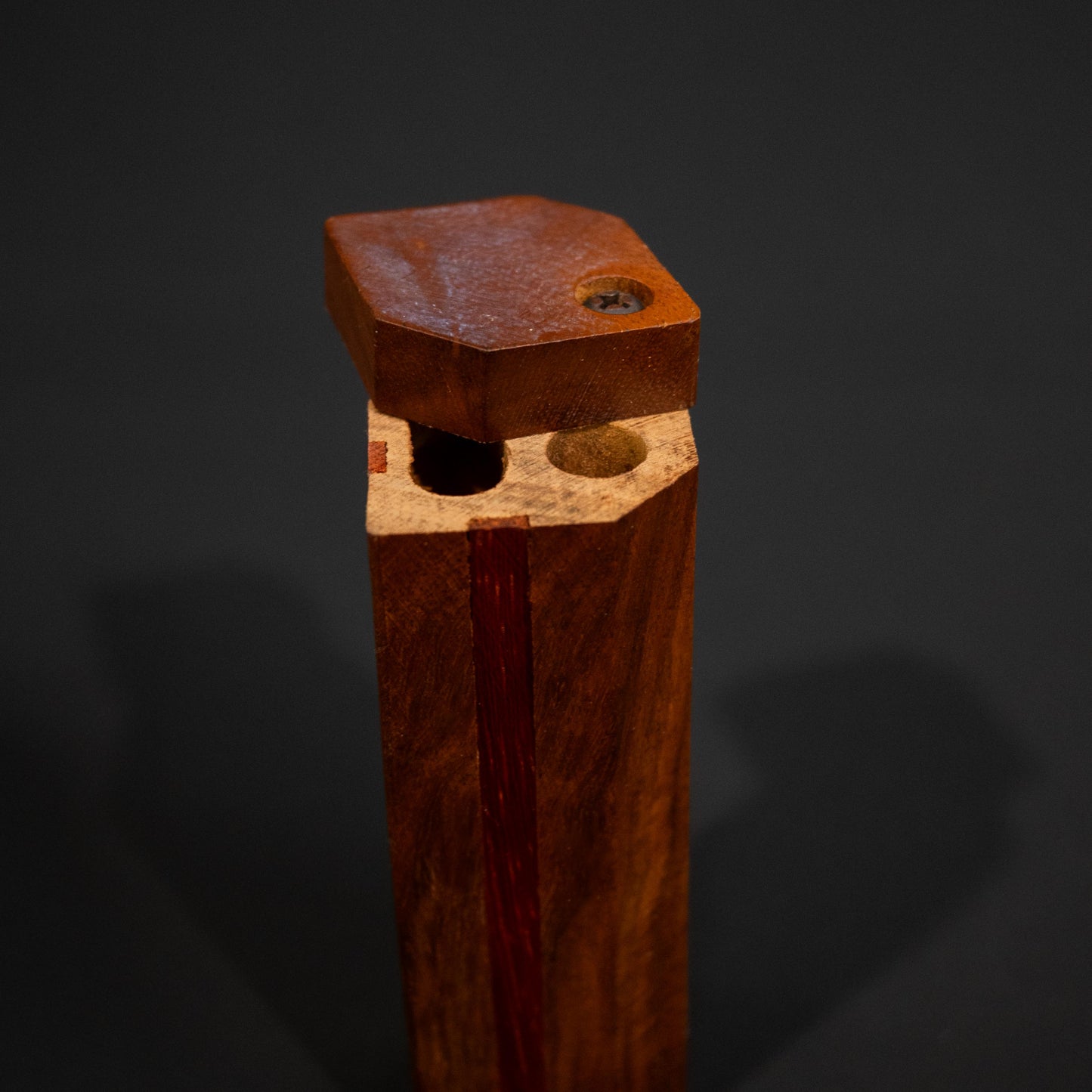 Tall Wood Dugout One Hitter Stash Box