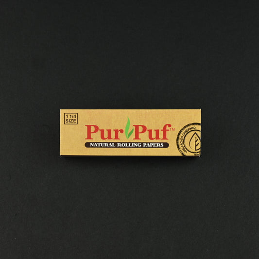 PurPuf Natural Rolling Paper 1 1/4 Booklet