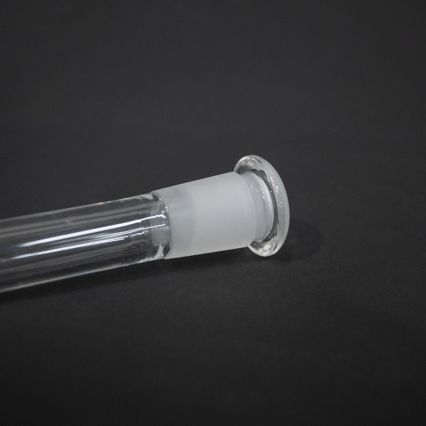 18mm to 14mm Bowl Clear Glass Downstem 4.5 Inch