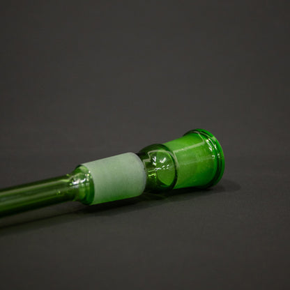 Green Showerhead Perc Glass Downstem