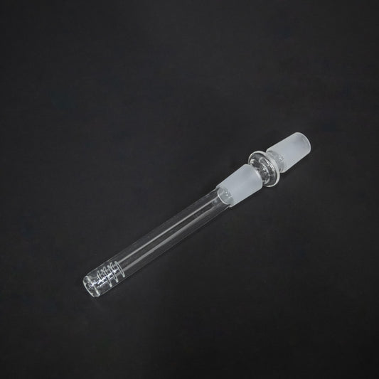 Spiral Perc Male to Male Glass Downstem 18mm