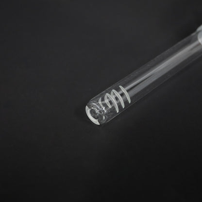 Spiral Perc Male to Male Glass Downstem 18mm