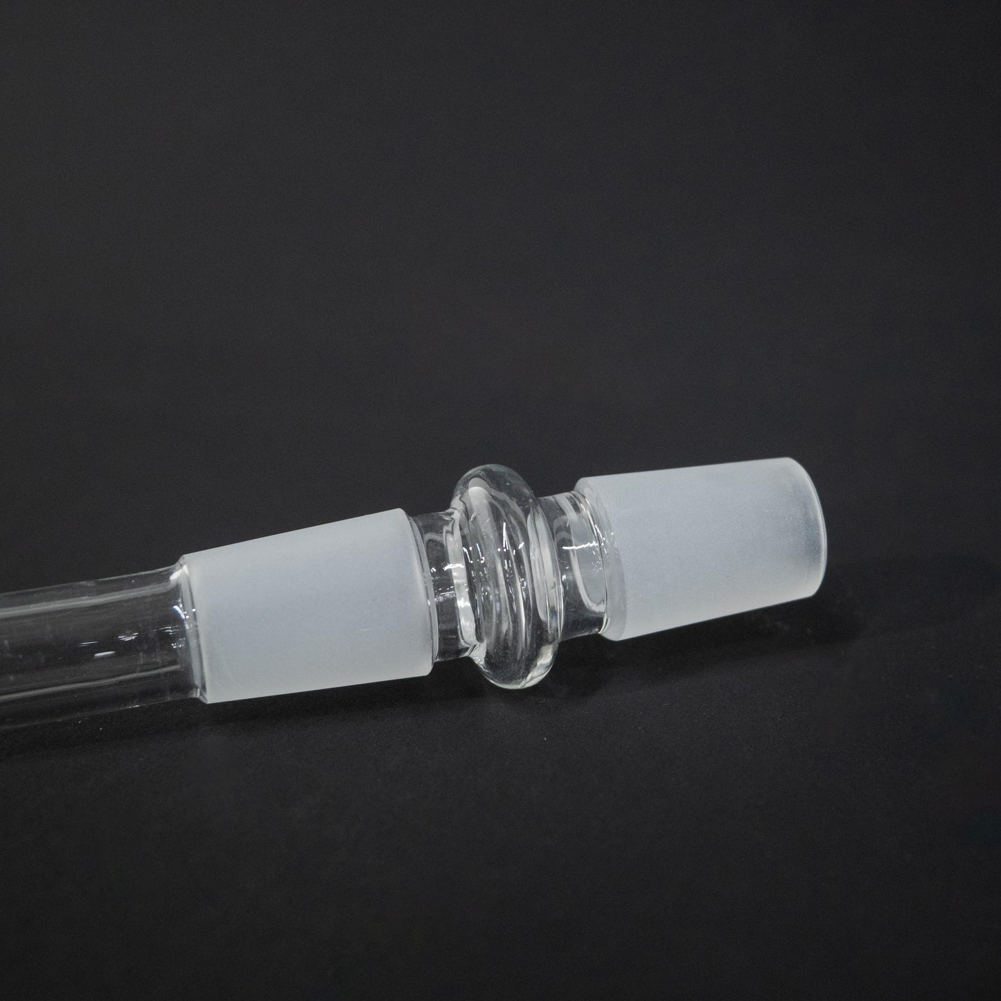 Spiral Perc Male to Male Glass Downstem 18mm